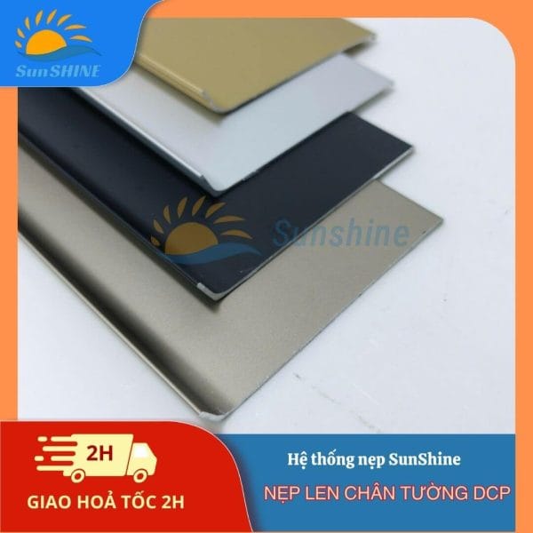 Len chân tường DCP - Không đế cài