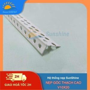 Nẹp Góc Thạch Cao V10x20