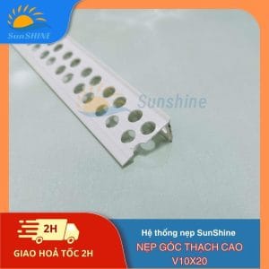 Nẹp Góc Thạch Cao V10x20