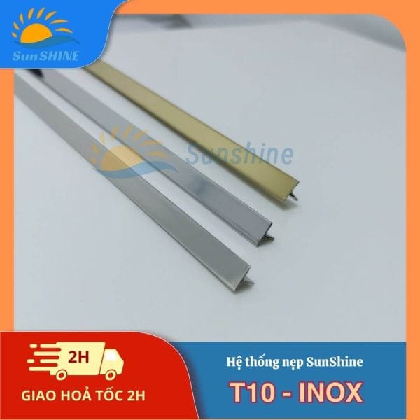 Nẹp Inox 304 T10 mm