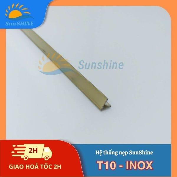 Nẹp Inox 304 T10 mm