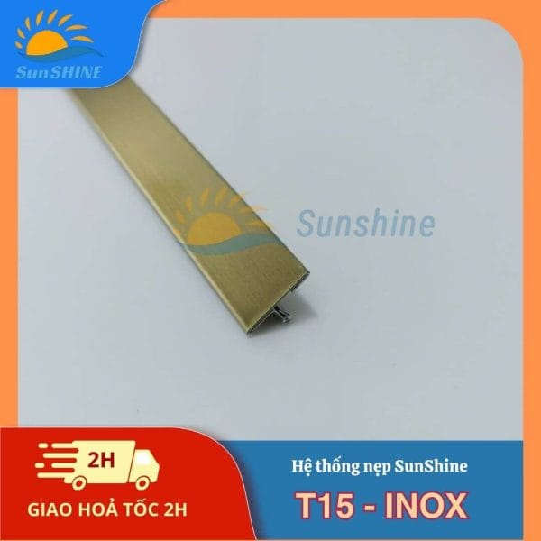 Nẹp Inox 304 T15 mm