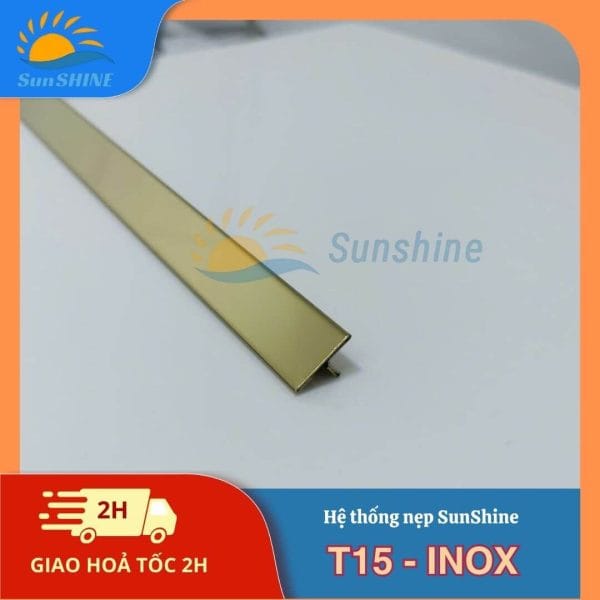 Nẹp Inox 304 T15 mm