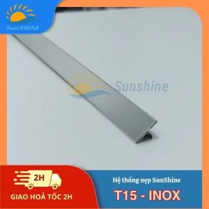 Nẹp Inox 304 T15 mm 13 Nẹp Inox 304 T15 mm