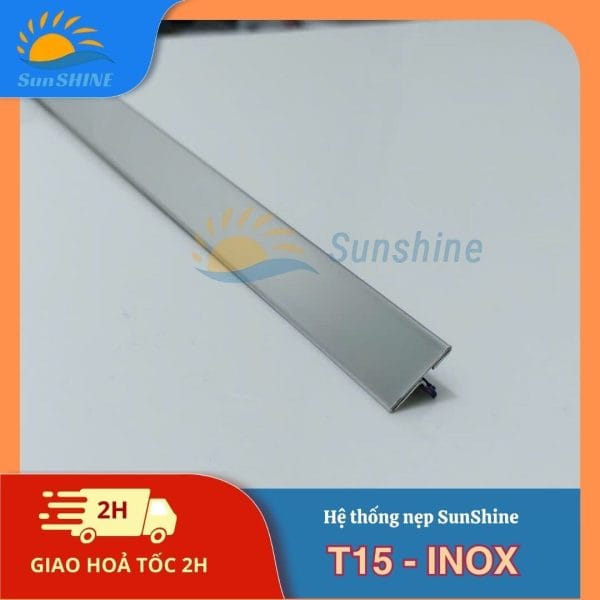 Nẹp Inox 304 T15 mm