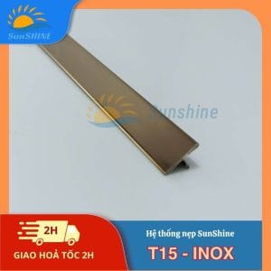 Nẹp Inox 304 T15 mm
