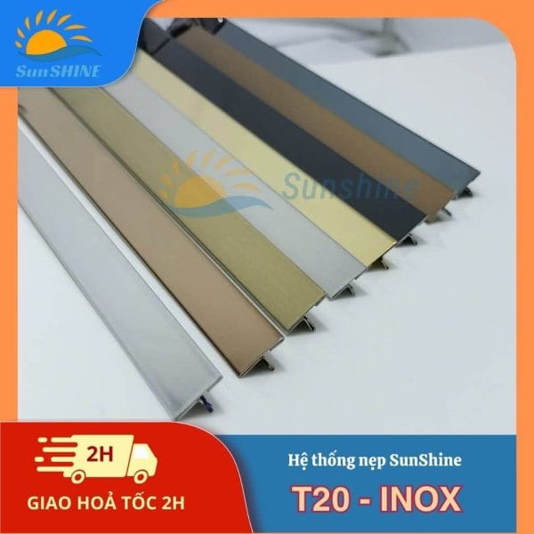 Nẹp Inox 304 T20 mm 1