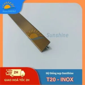 Nẹp Inox 304 T20 mm 4