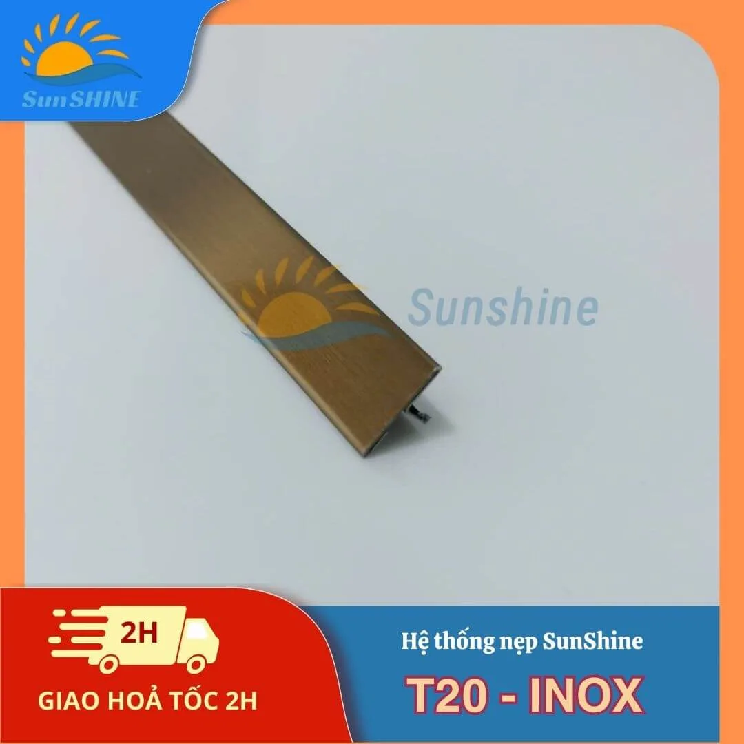 Nẹp Inox 304 T20 mm 4