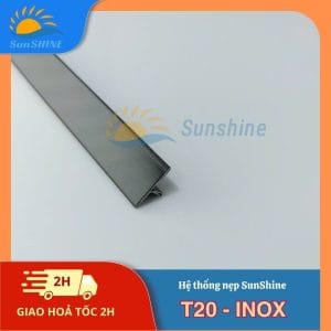 Nẹp Inox 304 T20 mm 5