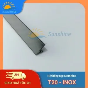 Nẹp Inox 304 T20 mm 5
