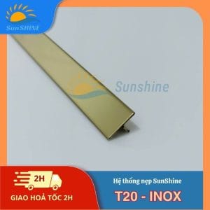 Nẹp Inox 304 T20 mm 6
