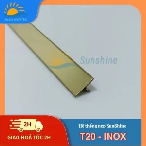 Nẹp Inox 304 T20 mm 6