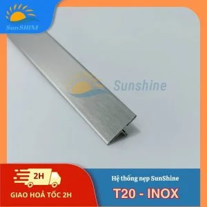 Nẹp Inox 304 T20 mm 7