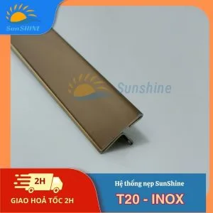 Nẹp Inox 304 T20 mm 8