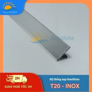 Nẹp Inox 304 T20 mm 9