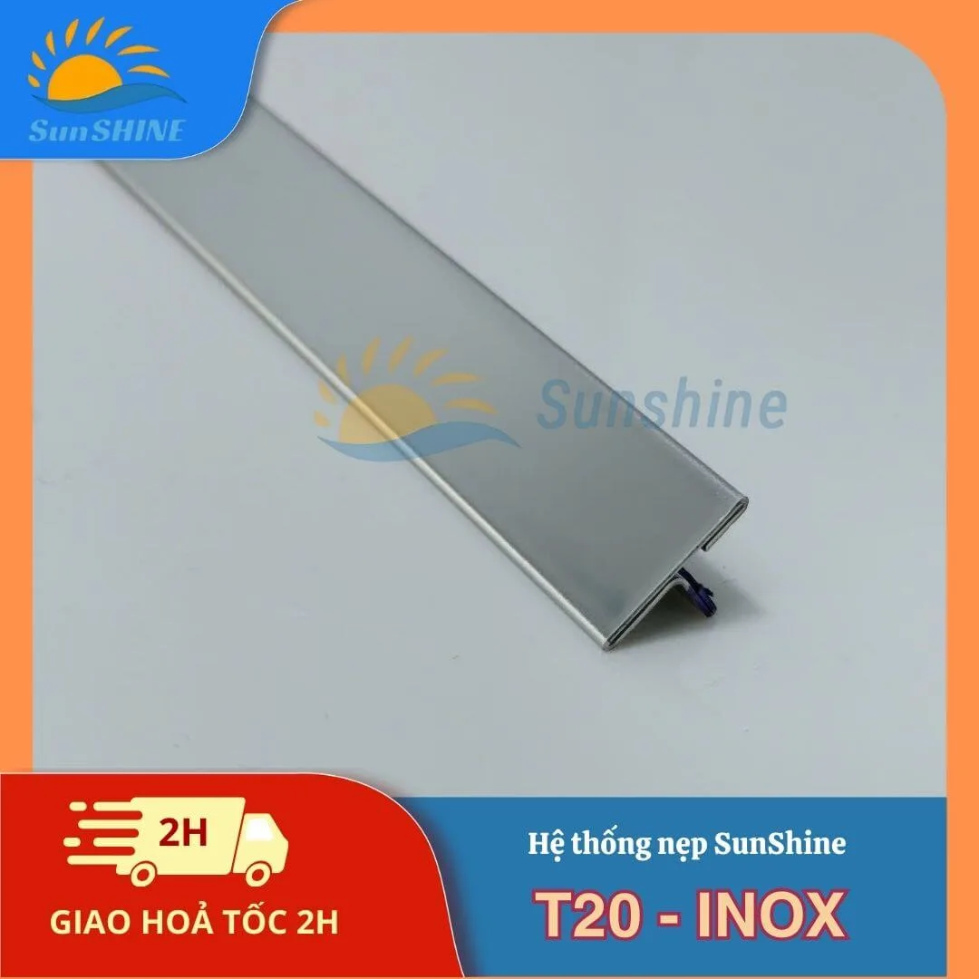 Nẹp Inox 304 T20 mm 9