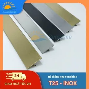 Nẹp Inox 304 T25mm 1