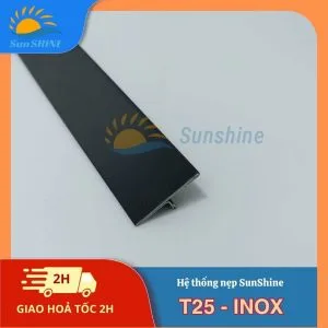 Nẹp Inox 304 T25mm 4