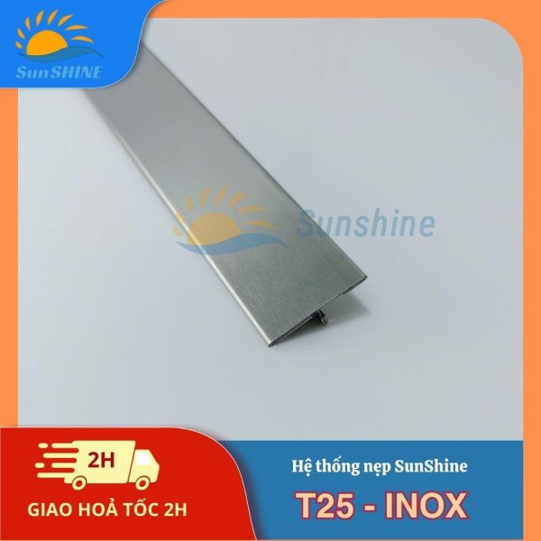 Nẹp Inox 304 T25mm 5