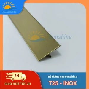Nẹp Inox 304 T25mm 6