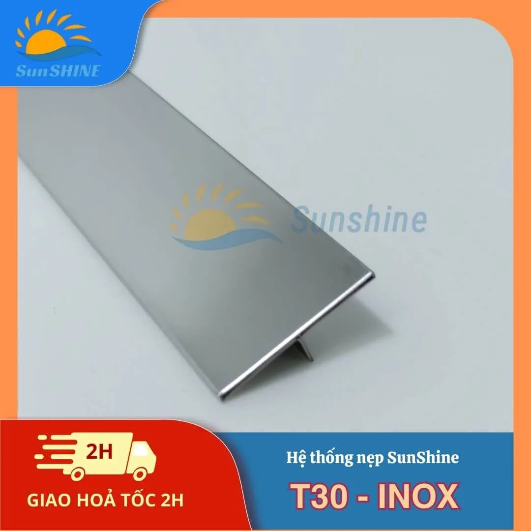 Nẹp Inox 304 T30 mm