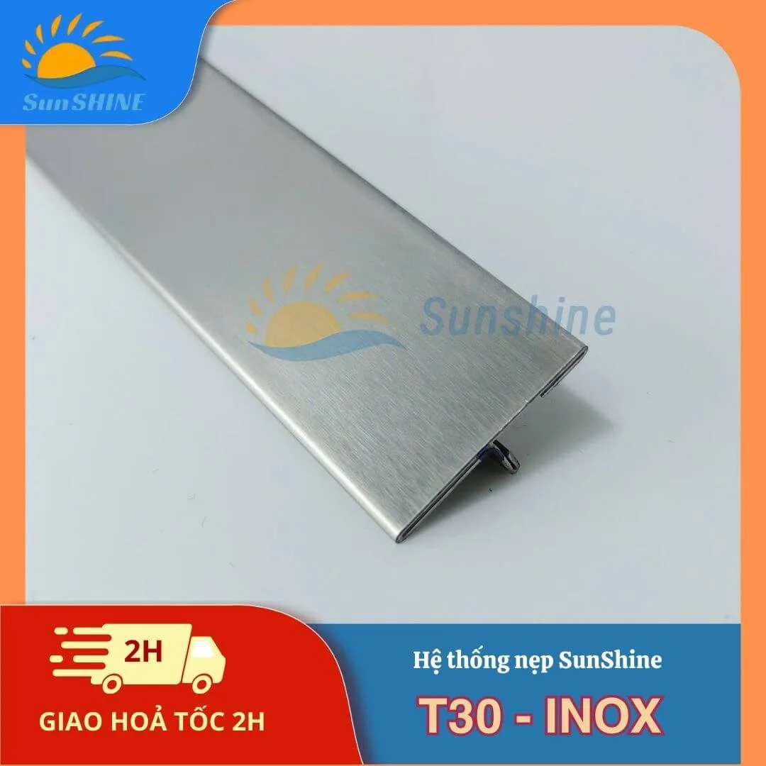 Nẹp Inox 304 T30 mm