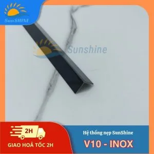 Nẹp Inox 304 V10mm