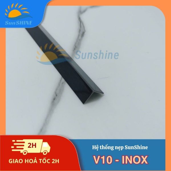 Nẹp Inox 304 V10mm