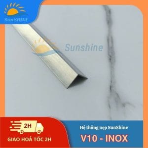 Nẹp Inox 304 V10mm 11 Nẹp Inox 304 V10mm