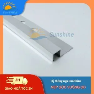 Nẹp Nhôm Góc Vuông GD
