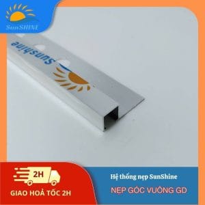 Nẹp Nhôm Góc Vuông GD