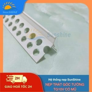 Nẹp Trát Góc Tường TG10V Có Mũ