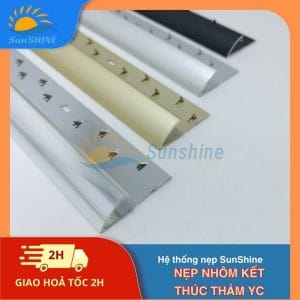 Nẹp nhôm kết thúc thảm YC