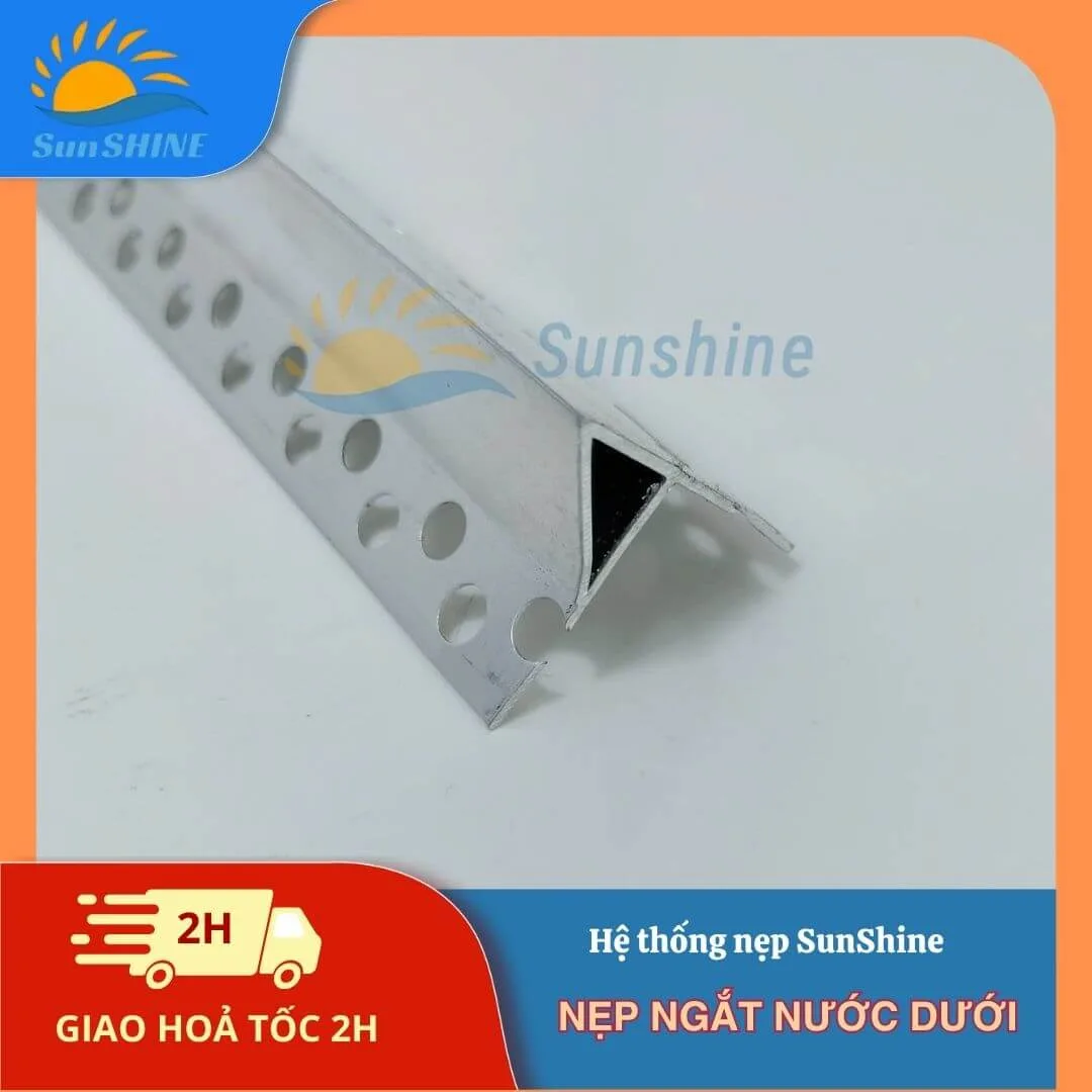 Nẹp nhôm ngắt nước dưới NAN-D