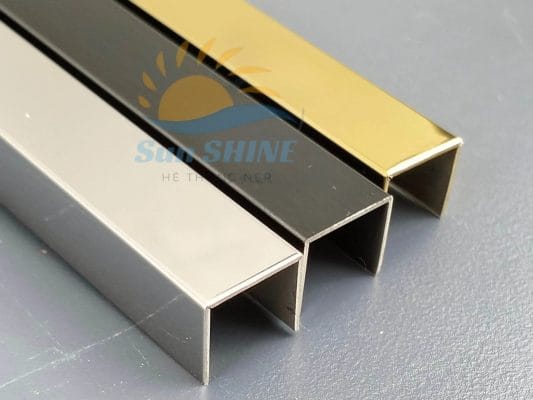 NẸP Inox Chữ U - Thông Tin Chi Tiết Và Phân Loại 1 Nẹp Inox chữ U