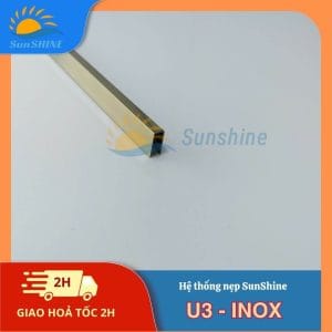 Nẹp Inox U3 mm