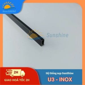 Nẹp Inox U3 mm