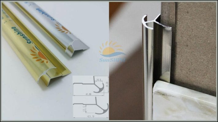Top 3 Nẹp Góc Ốp Lát Bo Tròn Phổ Biến Nhất 2025 4 Mặt cắt nẹp MY