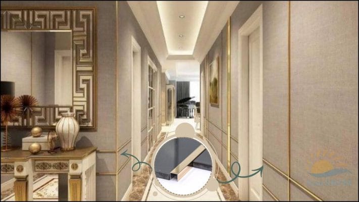 Nẹp inox chữ U bền bỉ và dễ vệ sinh