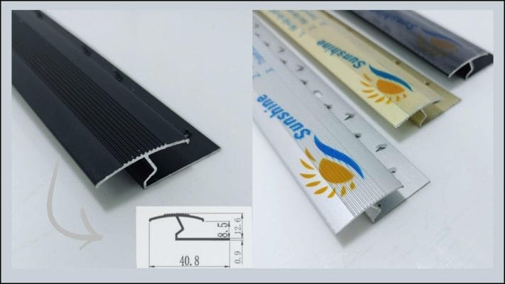 Nẹp Thảm Nhôm Chữ Z Có Tốt Không? Ưu Điểm & Ứng Dụng 2 Sản phẩm nẹp thảm nhôm chữ Z