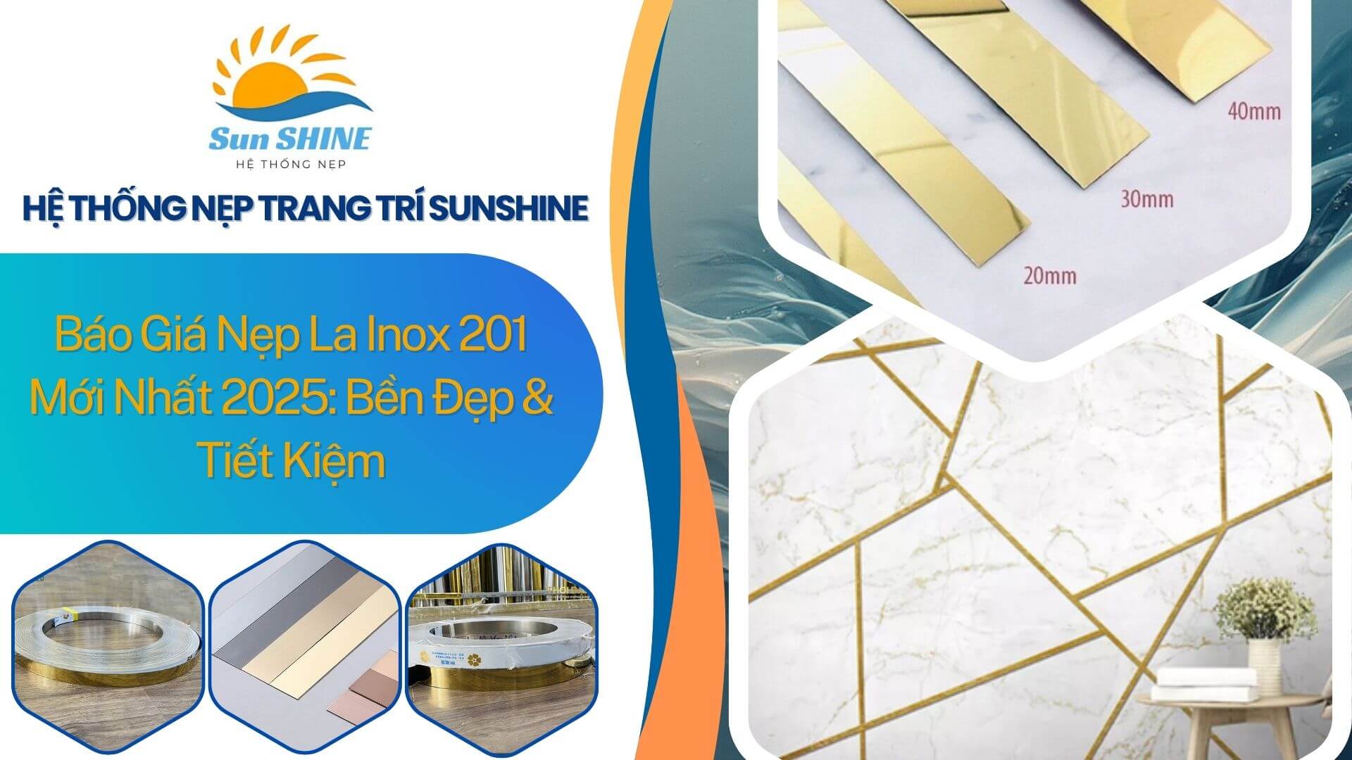 Báo giá nẹp la inox 201