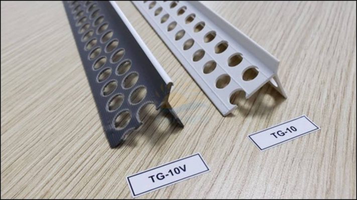 Khác biệt giữa nẹp TG10V và TG10 là ở phần mũ bo tròn