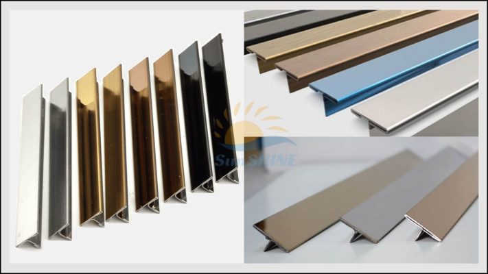 Màu sắc nẹp T inox 304