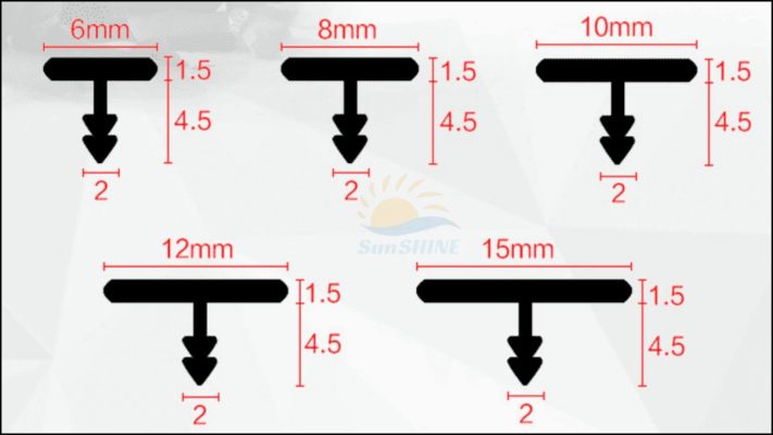 Top 3 Tiêu Chí Lựa Chọn Màu Nẹp Nhôm Chữ T 3 Nẹp nhôm chữ T có kích thước đa dạng
