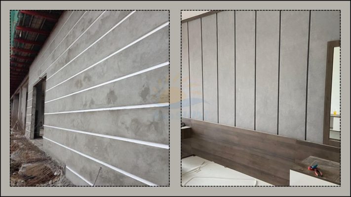 5 Bước Lắp Đặt Nẹp Nhựa Chữ U Hiệu Quả Nhất 4 Tường nhà sau khi thi công nẹp nhựa chữ U